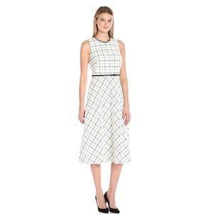NWOT Calvin Klein Classy Fit and Flare Midi dress